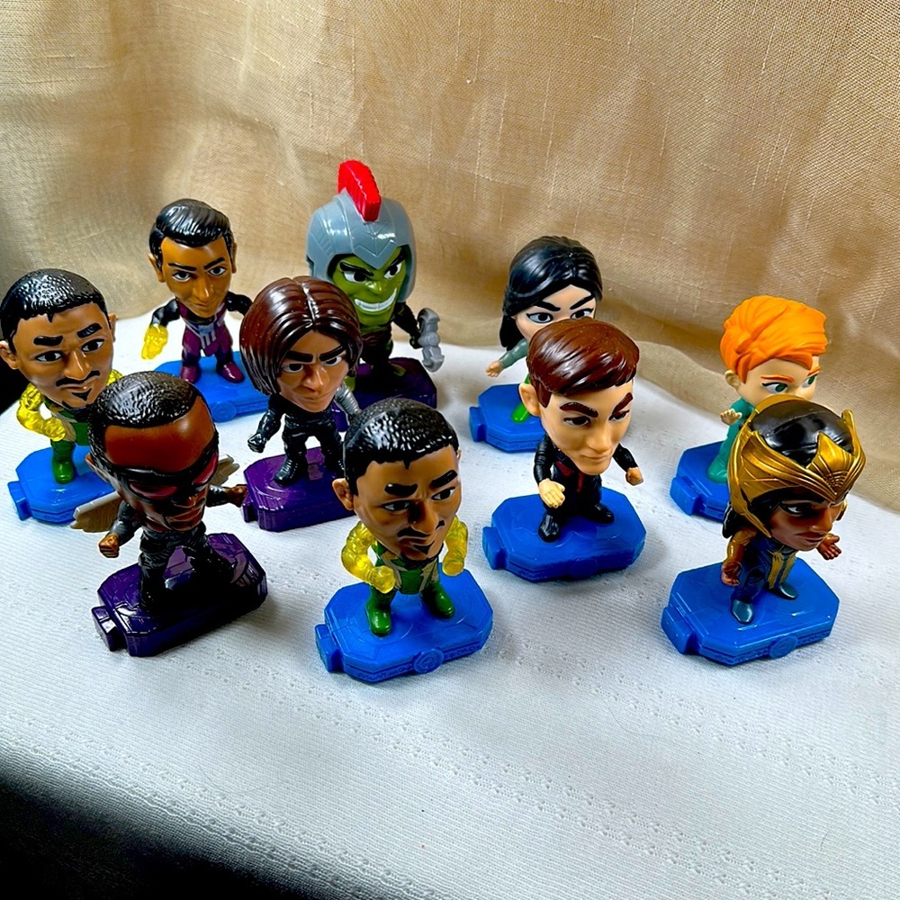 McDonald’s Eternals Marvel Disney's Happy Meal Toys Lot